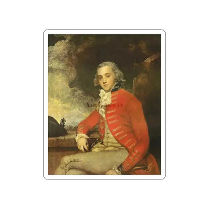 REYNOLDS, Sir Joshua - Captain Bligh (Artwork) STICKER Vinyl Die-Cut Decal White Die-Cut 6 Inch - The Sticker Space