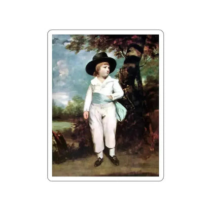 REYNOLDS, Sir Joshua - John Charles (Artwork) STICKER Vinyl Die-Cut Decal White Die-Cut 6 Inch - The Sticker Space