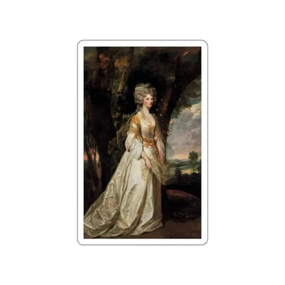REYNOLDS, Sir Joshua - Lady Sunderlin (Artwork) STICKER Vinyl Die-Cut Decal White Die-Cut 2 Inch - The Sticker Space