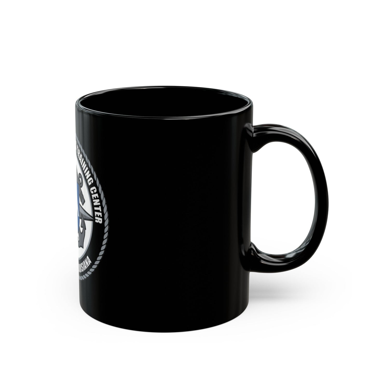 RFTC New Orleans Louisiana (U.S. Coast Guard) Black Coffee Mug-The Sticker Space