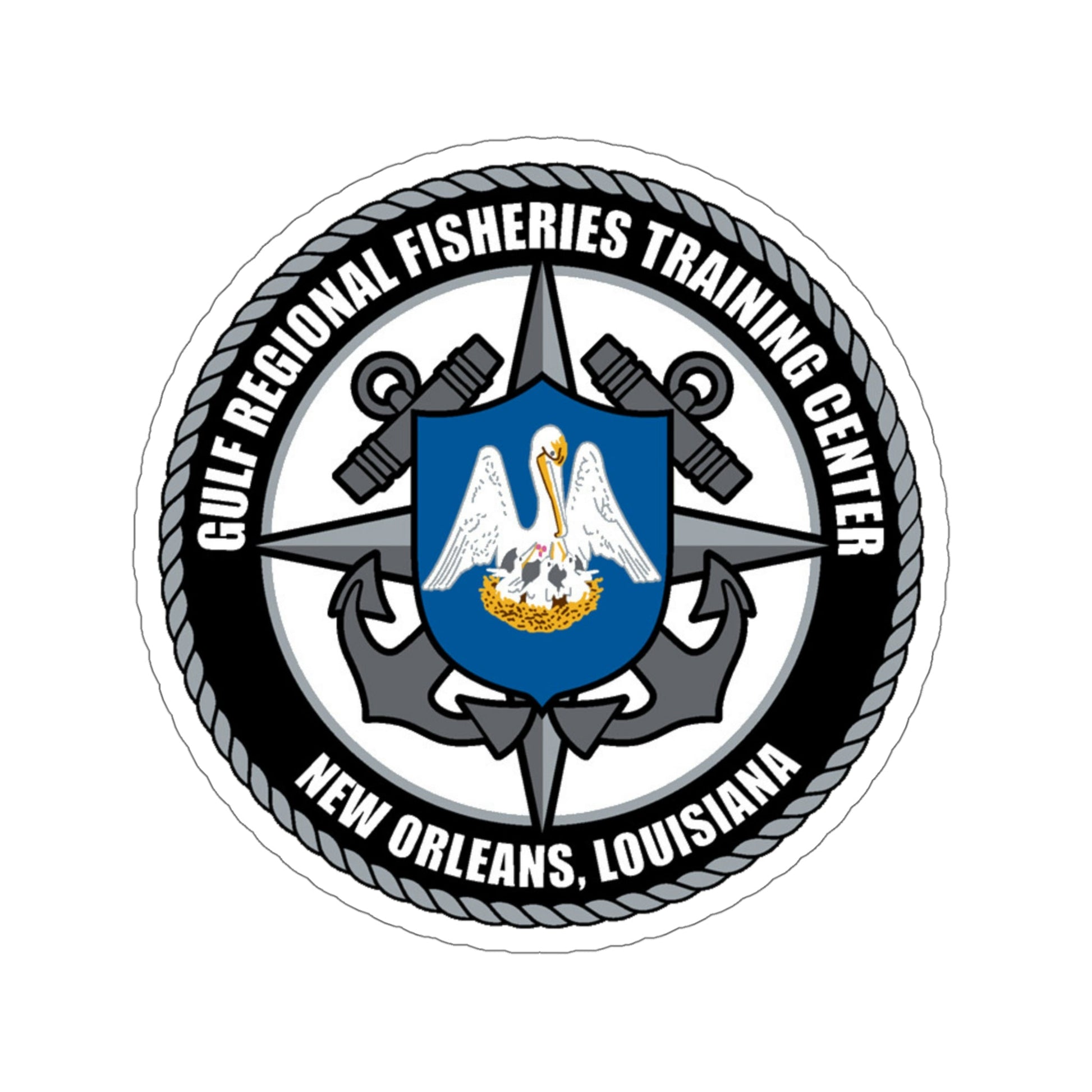 RFTC New Orleans Louisiana (U.S. Coast Guard) STICKER Vinyl Die-Cut Decal-5 Inch-The Sticker Space