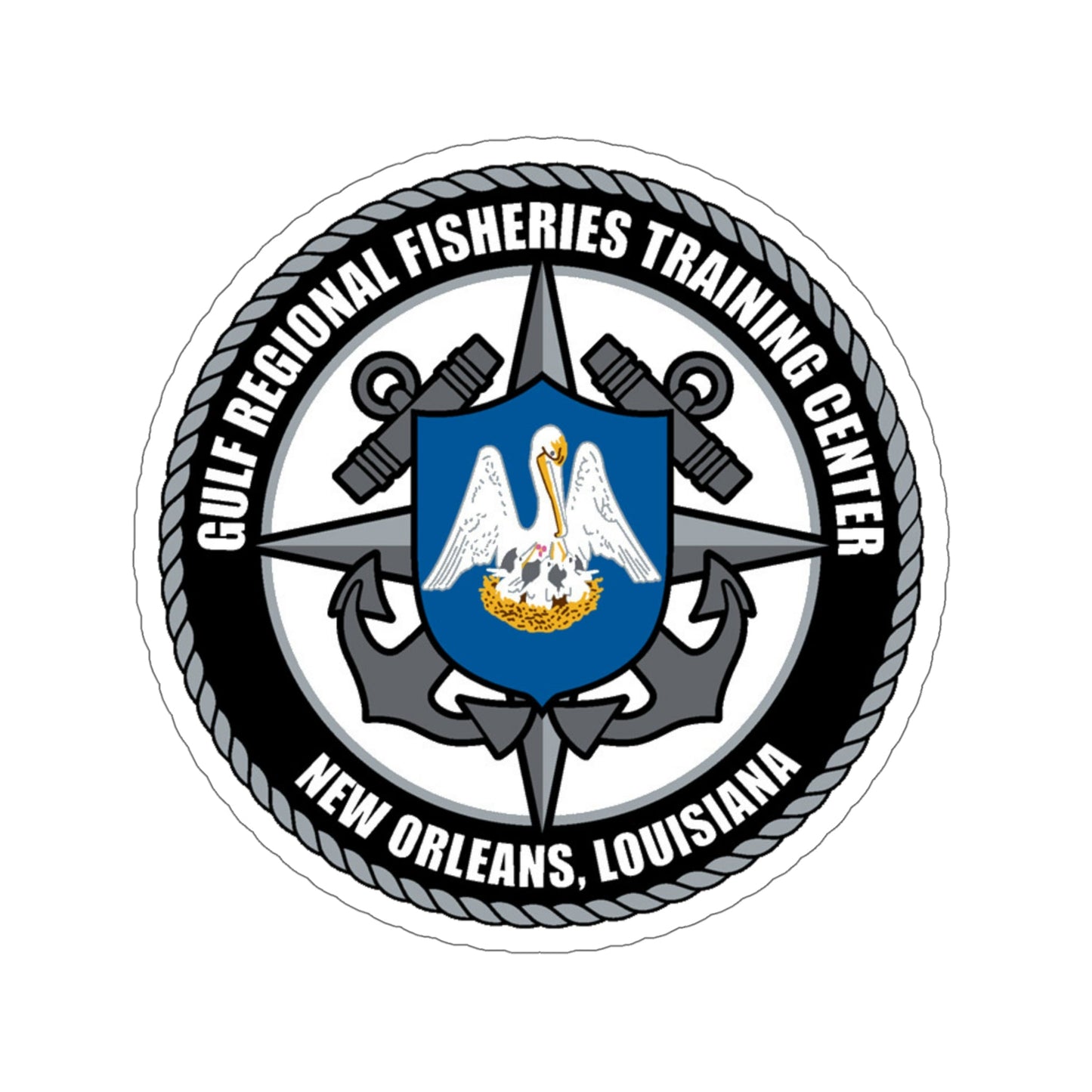 RFTC New Orleans Louisiana (U.S. Coast Guard) STICKER Vinyl Die-Cut Decal-6 Inch-The Sticker Space