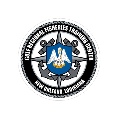 RFTC New Orleans Louisiana (U.S. Coast Guard) Transparent STICKER Die-Cut Vinyl Decal-3 Inch-The Sticker Space