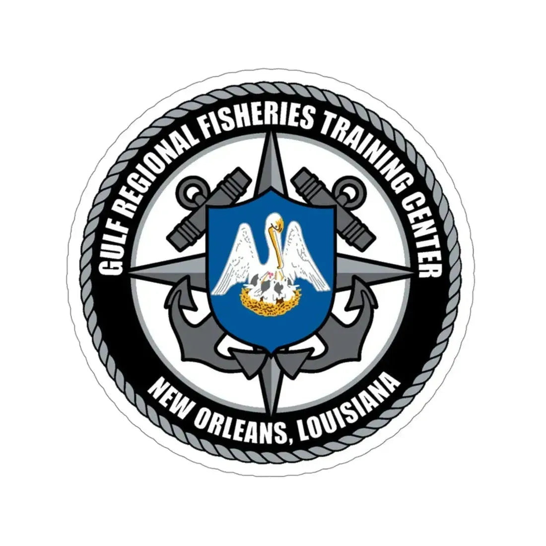 RFTC New Orleans Louisiana (U.S. Coast Guard) STICKER Vinyl Die-Cut Decal 4 Inch - The Sticker Space