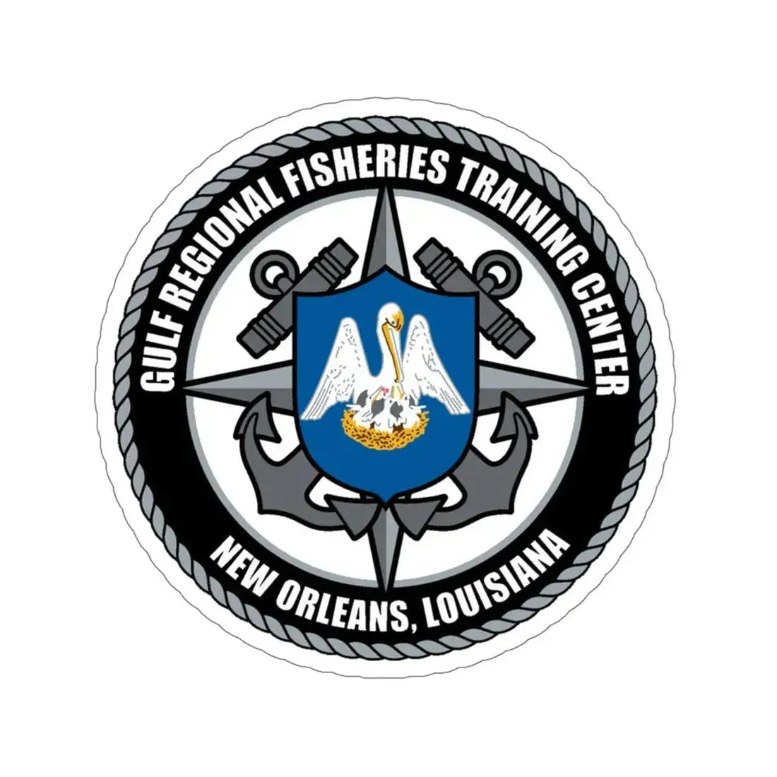 RFTC New Orleans Louisiana (U.S. Coast Guard) STICKER Vinyl Die-Cut Decal 5 Inch - The Sticker Space