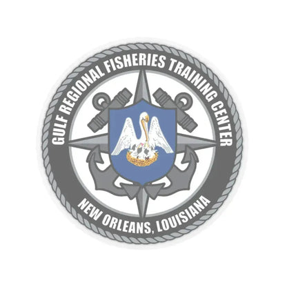 RFTC New Orleans Louisiana (U.S. Coast Guard) STICKER Vinyl Kiss-Cut Decal 2 Inch Transparent - The Sticker Space