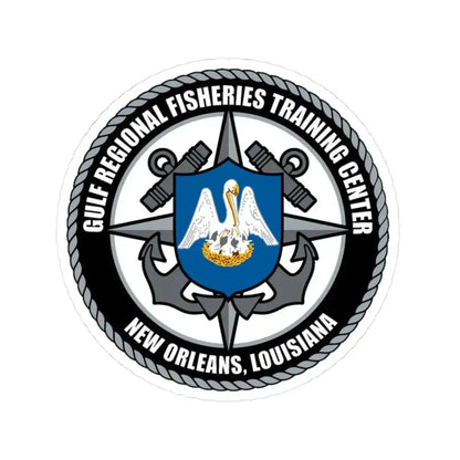 RFTC New Orleans Louisiana (U.S. Coast Guard) STICKER Vinyl Kiss-Cut Decal 3 Inch White - The Sticker Space