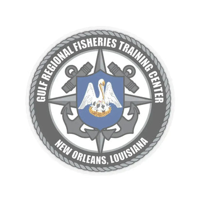 RFTC New Orleans Louisiana (U.S. Coast Guard) STICKER Vinyl Kiss-Cut Decal 4 Inch Transparent - The Sticker Space