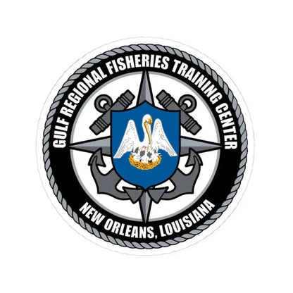 RFTC New Orleans Louisiana (U.S. Coast Guard) STICKER Vinyl Kiss-Cut Decal 4 Inch White - The Sticker Space