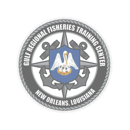 RFTC New Orleans Louisiana (U.S. Coast Guard) STICKER Vinyl Kiss-Cut Decal 6 Inch Transparent - The Sticker Space