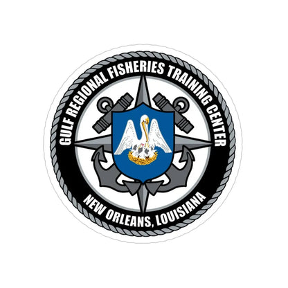 RFTC New Orleans Louisiana (U.S. Coast Guard) Transparent STICKER Die-Cut Vinyl Decal - The Sticker Space