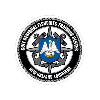 RFTC New Orleans Louisiana (U.S. Coast Guard) Transparent STICKER Die-Cut Vinyl Decal - The Sticker Space