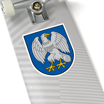 Ērgļu novads COA (Latvia) (Coat of Arms) STICKER Vinyl Kiss-Cut Decal - The Sticker Space