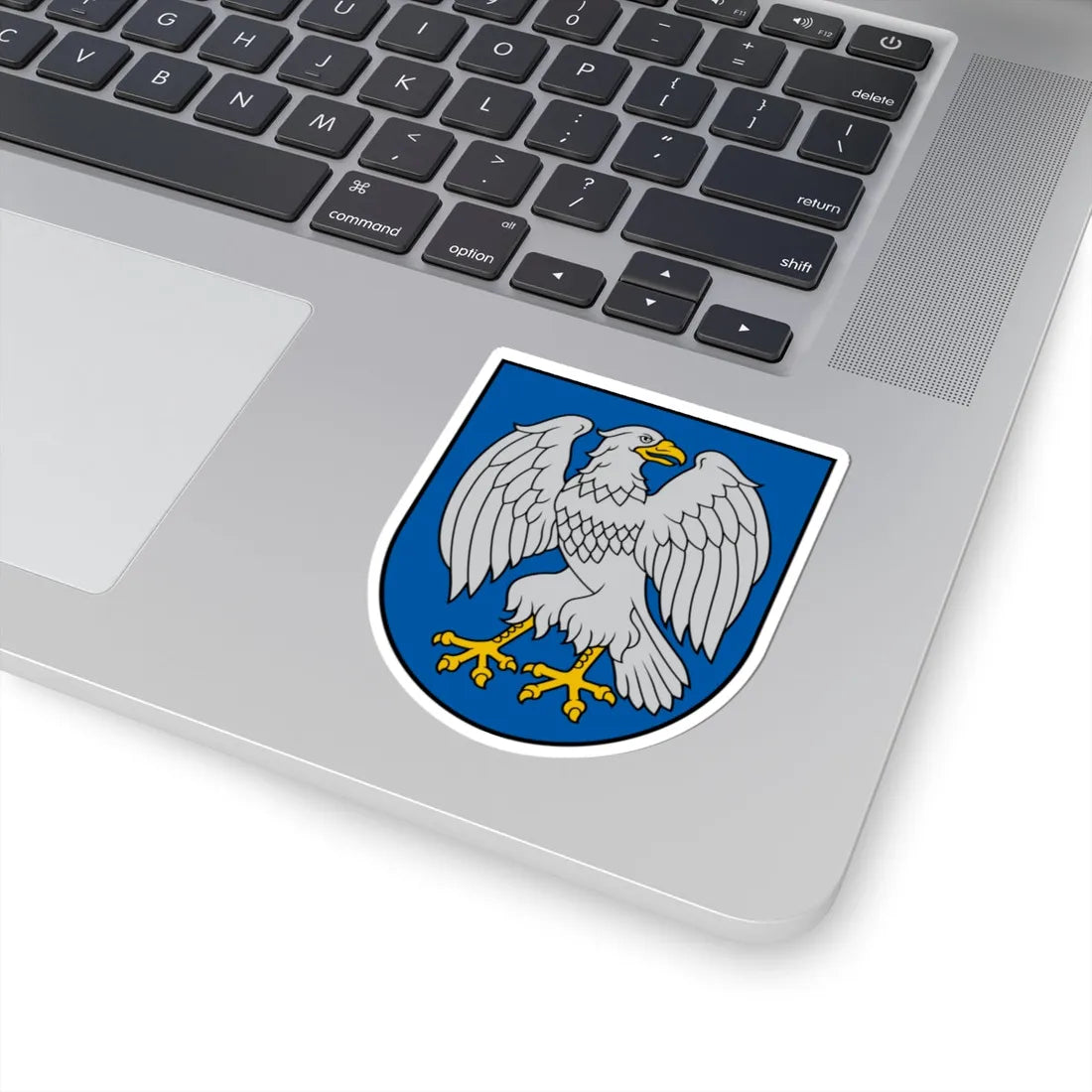 Ērgļu novads COA (Latvia) (Coat of Arms) STICKER Vinyl Kiss-Cut Decal - The Sticker Space