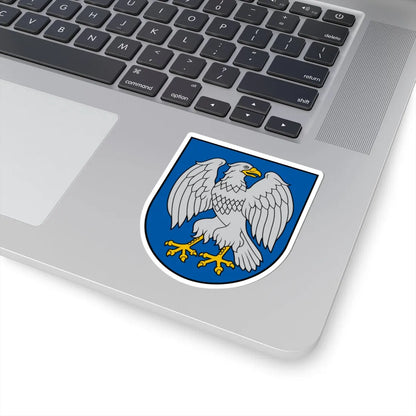 Ērgļu novads COA (Latvia) (Coat of Arms) STICKER Vinyl Kiss-Cut Decal - The Sticker Space