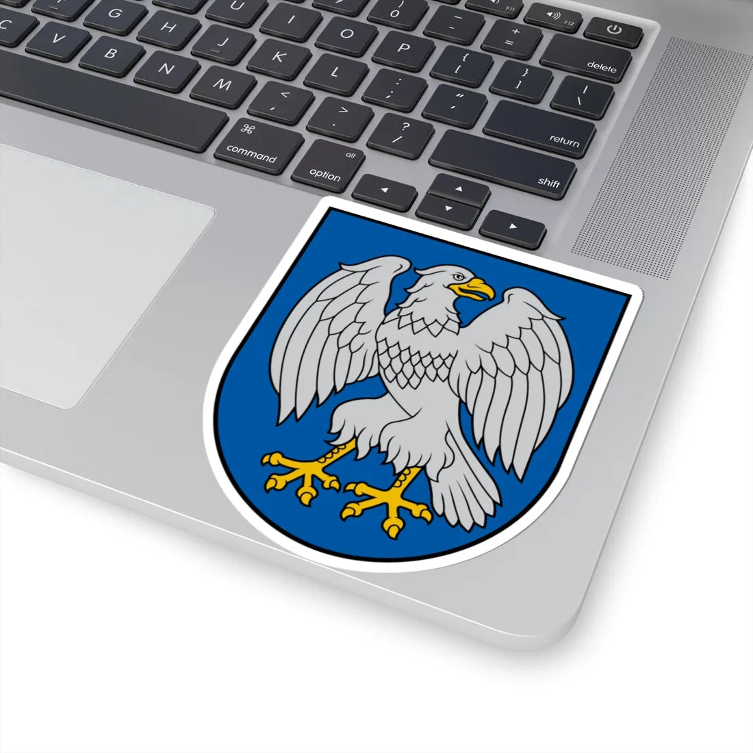 Ērgļu novads COA (Latvia) (Coat of Arms) STICKER Vinyl Kiss-Cut Decal - The Sticker Space