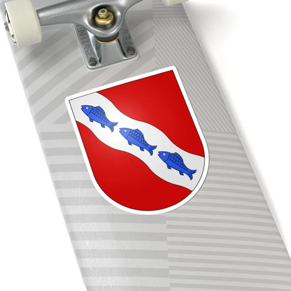 Rheineck-coat of arms (Switzerland) (Coat of Arms) STICKER Vinyl Kiss-Cut Decal - The Sticker Space