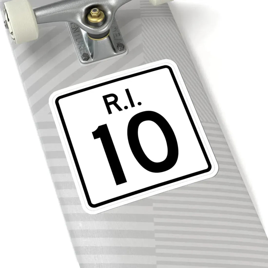 Rhode Island 10 (Rhode Island) (Road Sign) STICKER Vinyl Kiss-Cut Decal - The Sticker Space