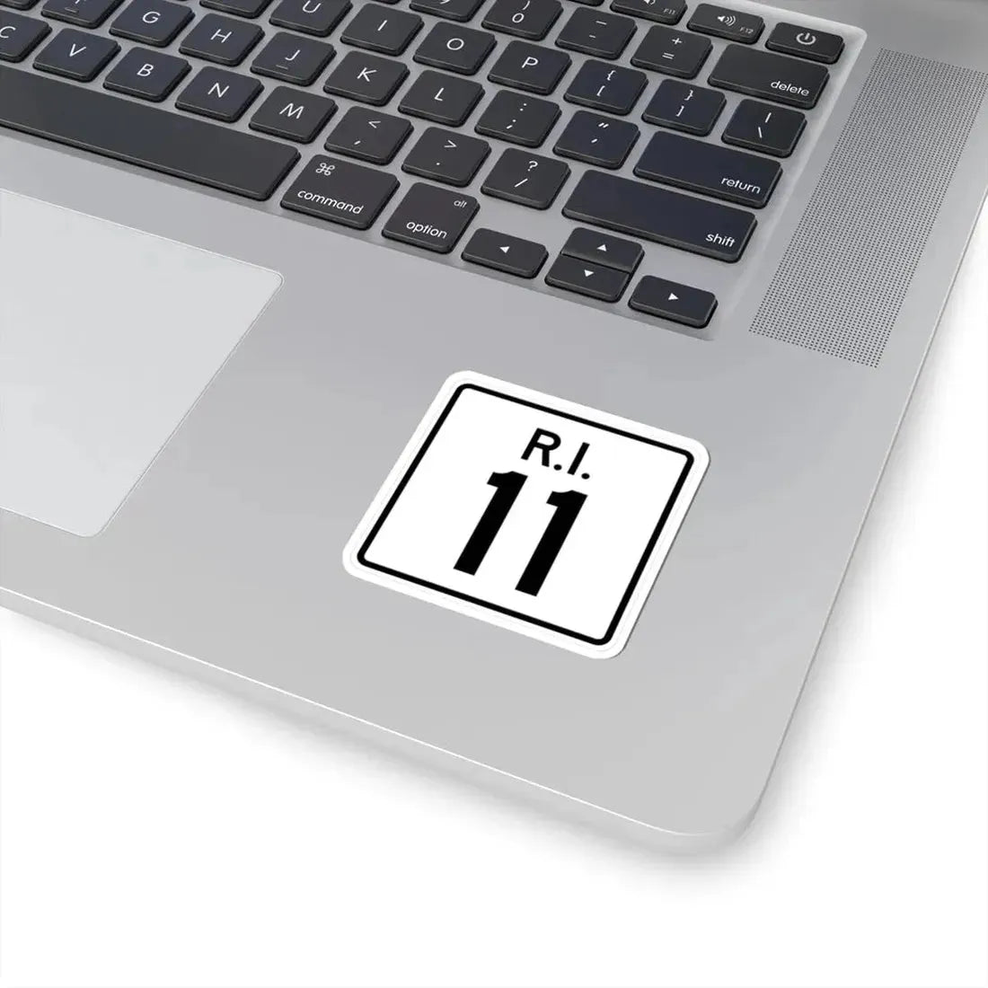 Rhode Island 11 (Rhode Island) (Road Sign) STICKER Vinyl Kiss-Cut Decal - The Sticker Space