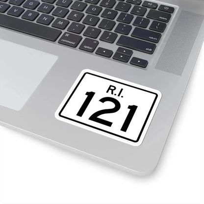 Rhode Island 121 (Rhode Island) (Road Sign) STICKER Vinyl Kiss-Cut Decal - The Sticker Space