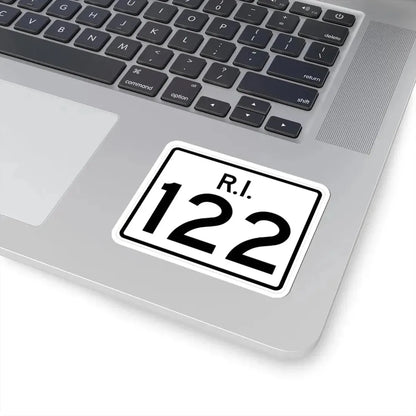 Rhode Island 122 (Rhode Island) (Road Sign) STICKER Vinyl Kiss-Cut Decal - The Sticker Space