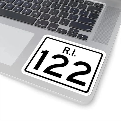 Rhode Island 122 (Rhode Island) (Road Sign) STICKER Vinyl Kiss-Cut Decal - The Sticker Space