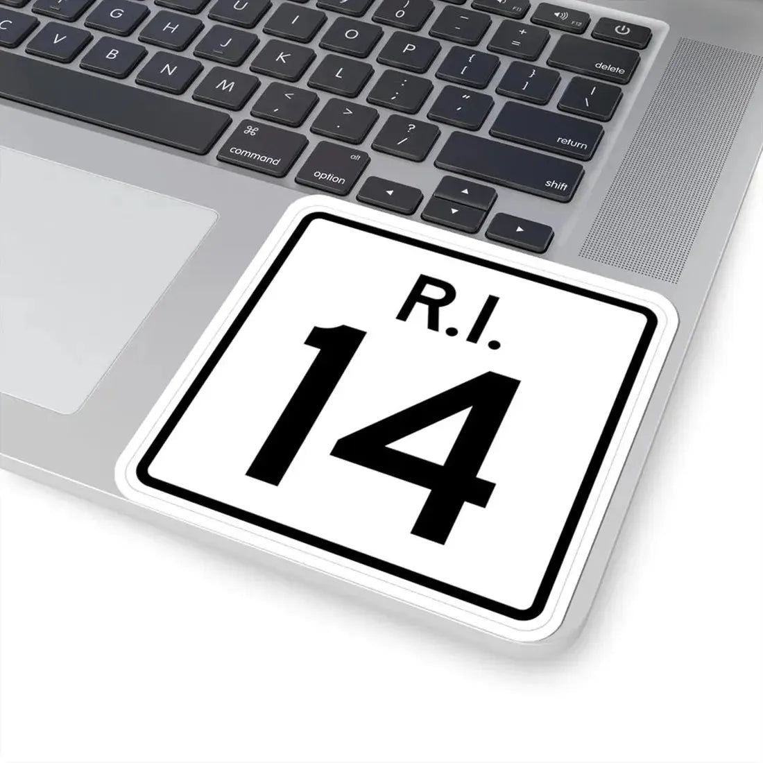 Rhode Island 14 (Rhode Island) (Road Sign) STICKER Vinyl Kiss-Cut Decal - The Sticker Space