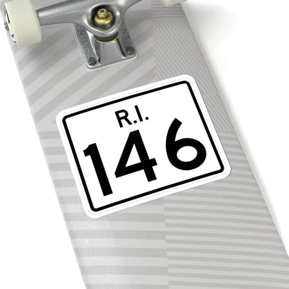 Rhode Island 146 (Rhode Island) (Road Sign) STICKER Vinyl Kiss-Cut Decal - The Sticker Space