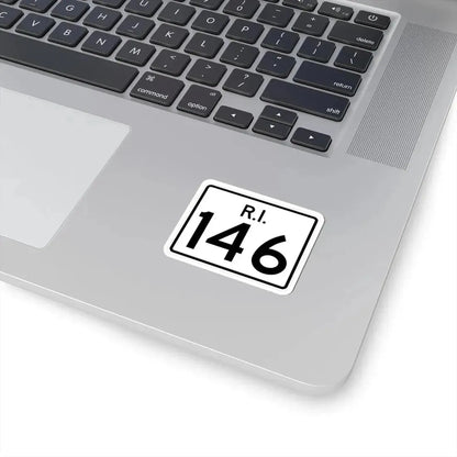 Rhode Island 146 (Rhode Island) (Road Sign) STICKER Vinyl Kiss-Cut Decal - The Sticker Space