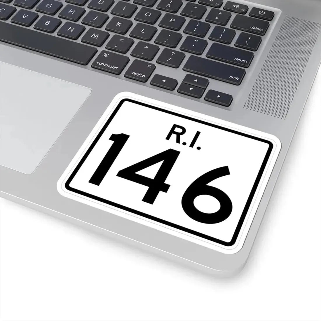 Rhode Island 146 (Rhode Island) (Road Sign) STICKER Vinyl Kiss-Cut Decal - The Sticker Space
