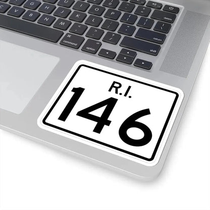Rhode Island 146 (Rhode Island) (Road Sign) STICKER Vinyl Kiss-Cut Decal - The Sticker Space