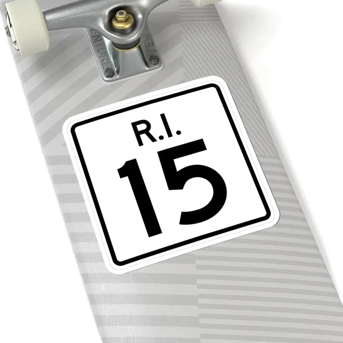 Rhode Island 15 (Rhode Island) (Road Sign) STICKER Vinyl Kiss-Cut Decal - The Sticker Space