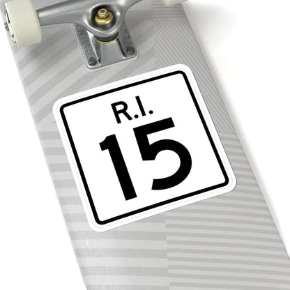 Rhode Island 15 (Rhode Island) (Road Sign) STICKER Vinyl Kiss-Cut Decal - The Sticker Space