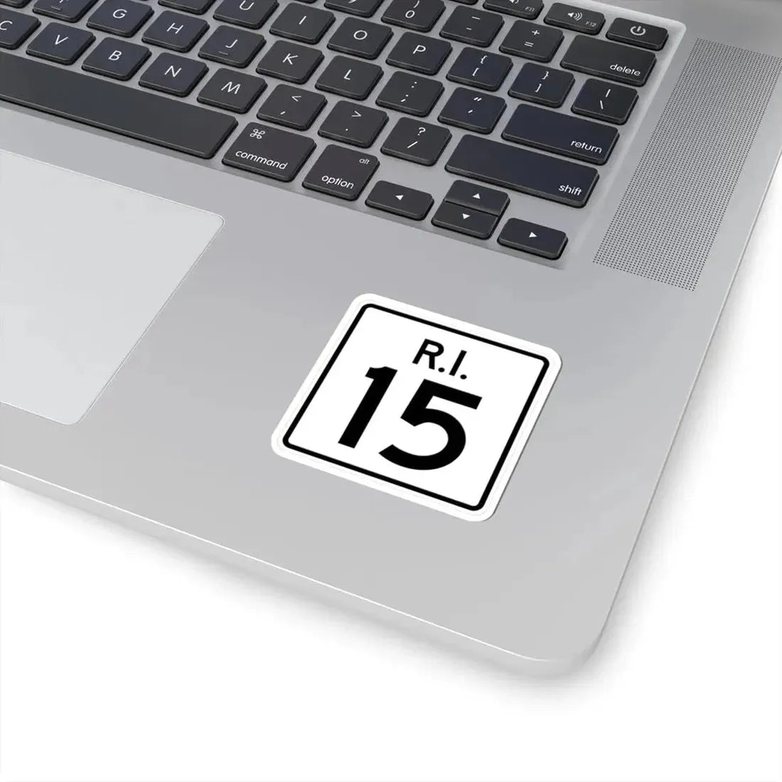 Rhode Island 15 (Rhode Island) (Road Sign) STICKER Vinyl Kiss-Cut Decal - The Sticker Space
