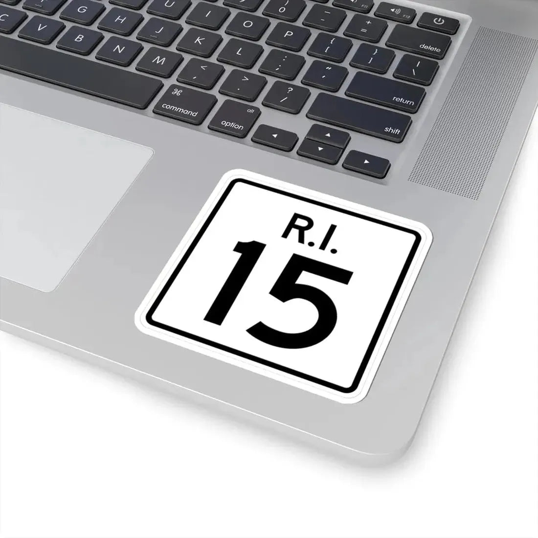Rhode Island 15 (Rhode Island) (Road Sign) STICKER Vinyl Kiss-Cut Decal - The Sticker Space