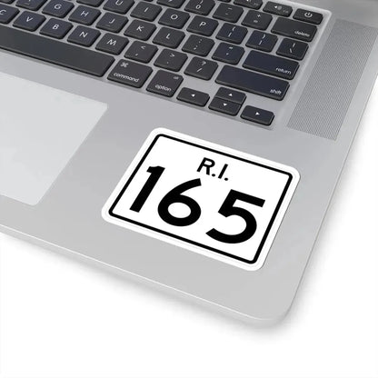 Rhode Island 165 (Rhode Island) (Road Sign) STICKER Vinyl Kiss-Cut Decal - The Sticker Space