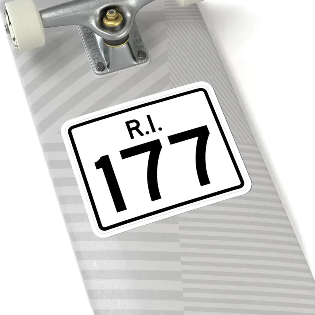 Rhode Island 177 (Rhode Island) (Road Sign) STICKER Vinyl Kiss-Cut Decal - The Sticker Space