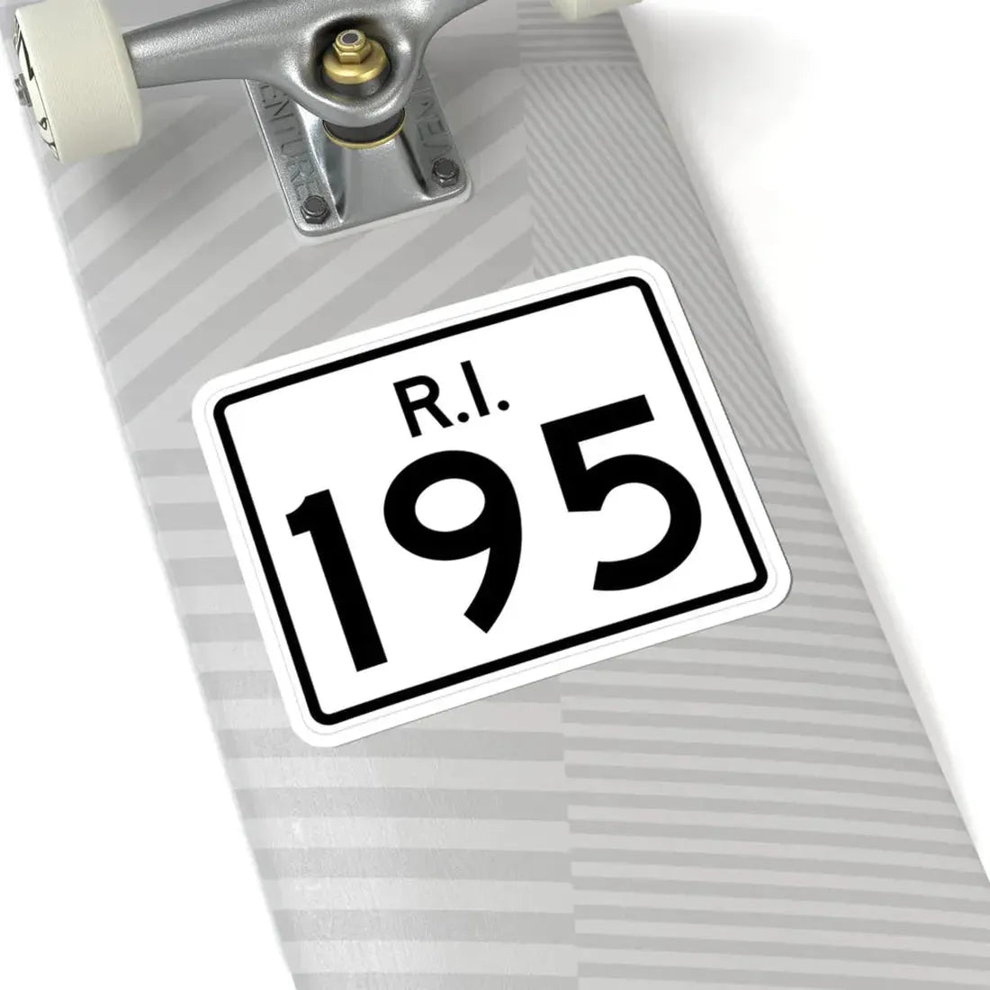 Rhode Island 195 (Rhode Island) (Road Sign) STICKER Vinyl Kiss-Cut Decal - The Sticker Space