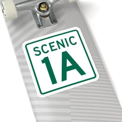Rhode Island 1A Scenic (Rhode Island) (Road Sign) STICKER Vinyl Kiss-Cut Decal - The Sticker Space