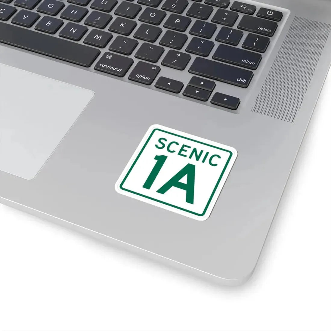 Rhode Island 1A Scenic (Rhode Island) (Road Sign) STICKER Vinyl Kiss-Cut Decal - The Sticker Space