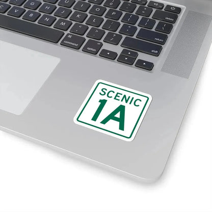 Rhode Island 1A Scenic (Rhode Island) (Road Sign) STICKER Vinyl Kiss-Cut Decal - The Sticker Space