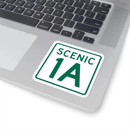 Rhode Island 1A Scenic (Rhode Island) (Road Sign) STICKER Vinyl Kiss-Cut Decal - The Sticker Space