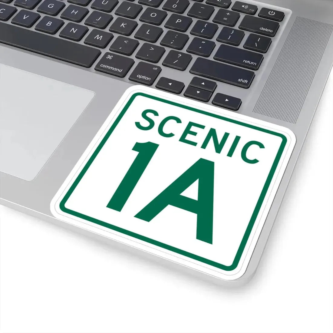 Rhode Island 1A Scenic (Rhode Island) (Road Sign) STICKER Vinyl Kiss-Cut Decal - The Sticker Space