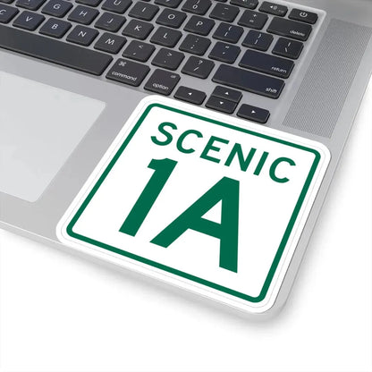 Rhode Island 1A Scenic (Rhode Island) (Road Sign) STICKER Vinyl Kiss-Cut Decal - The Sticker Space