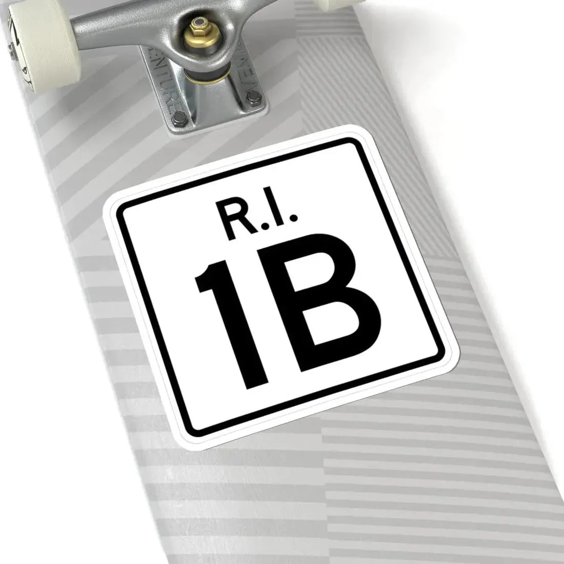 Rhode Island 1B (Rhode Island) (Road Sign) STICKER Vinyl Kiss-Cut Decal - The Sticker Space