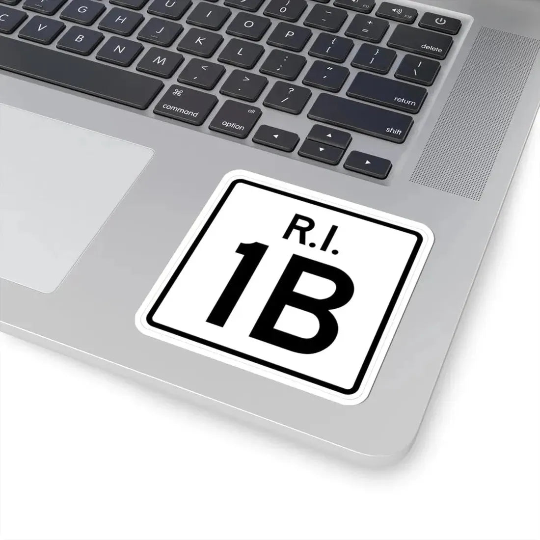 Rhode Island 1B (Rhode Island) (Road Sign) STICKER Vinyl Kiss-Cut Decal - The Sticker Space