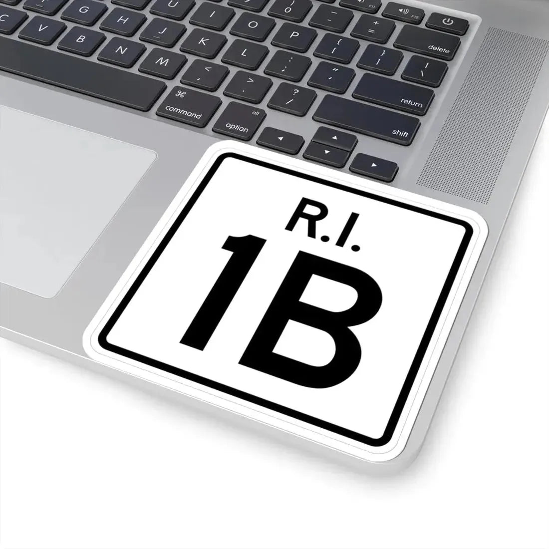 Rhode Island 1B (Rhode Island) (Road Sign) STICKER Vinyl Kiss-Cut Decal - The Sticker Space