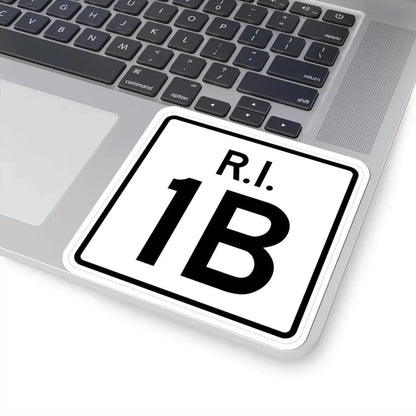 Rhode Island 1B (Rhode Island) (Road Sign) STICKER Vinyl Kiss-Cut Decal - The Sticker Space