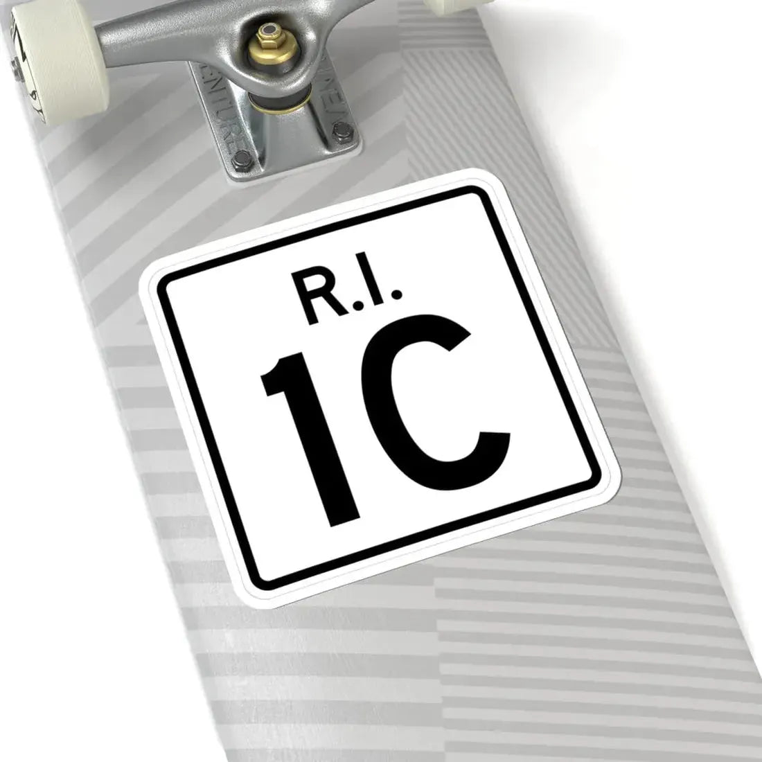 Rhode Island 1C (Rhode Island) (Road Sign) STICKER Vinyl Kiss-Cut Decal - The Sticker Space