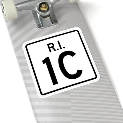 Rhode Island 1C (Rhode Island) (Road Sign) STICKER Vinyl Kiss-Cut Decal - The Sticker Space